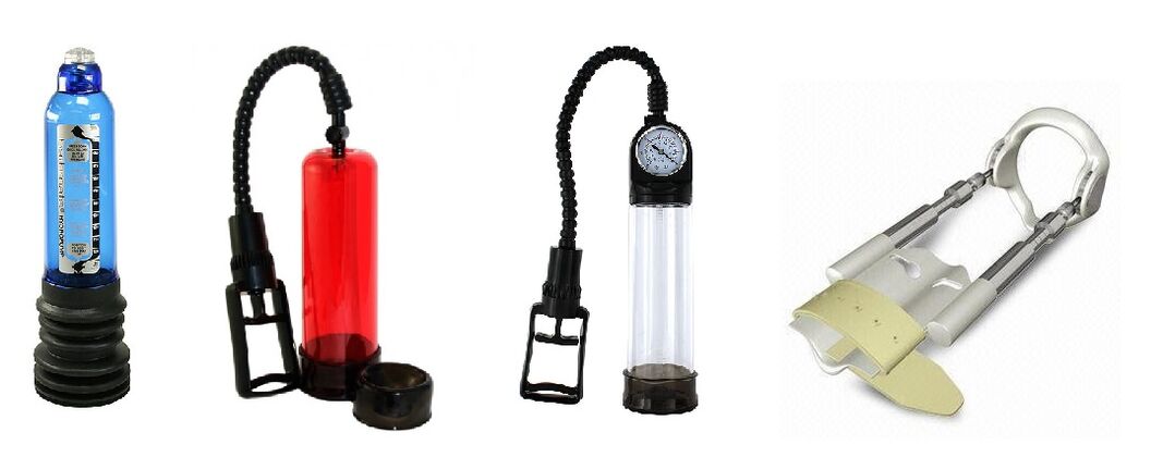 As bombas de baleiro e os extensores son dispositivos que poden axudarche a agrandar o teu pene